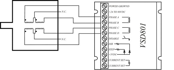 Схема подключения 6-ти выводного двигателя при использовании на полную мощность